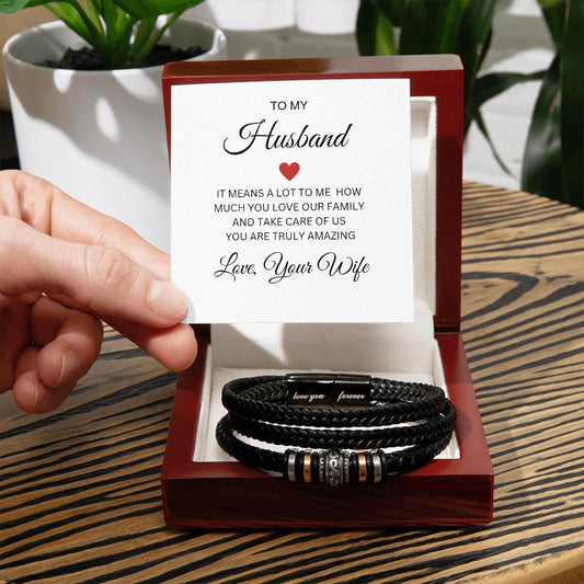 Love You Forever Bracelet | To My Husband