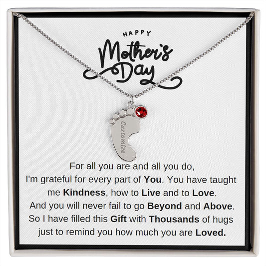 Happy Mother's Day |  Personalize Baby Feet |